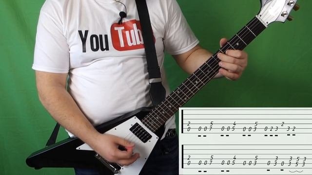 Простой рифф для электрогитары / Дарю риффы 9