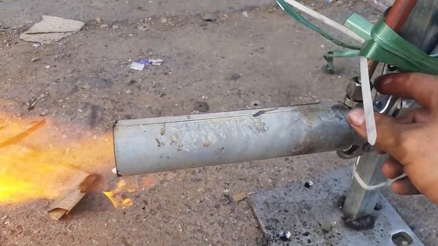 горелка бабингтона 10-50kw на отработке. Без заморочек и сложностей. без дыма 100% сгорание.....