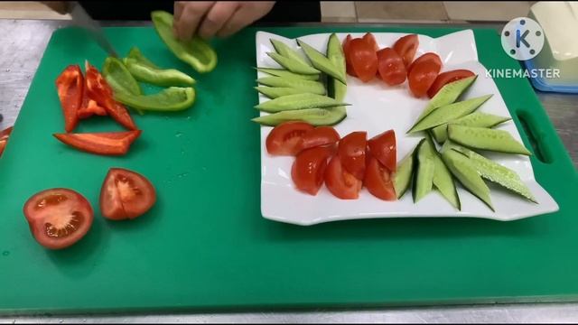 Овощная нарезка/как красиво нарезать овощи на праздничный стол/красиво и легко нарезаем овощи