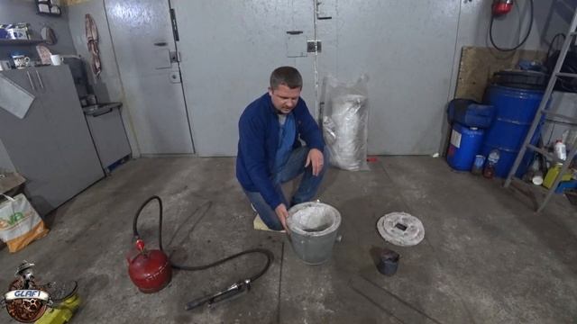 Плавильный горн своими руками и Инжекционная газовая горелка для газового горна