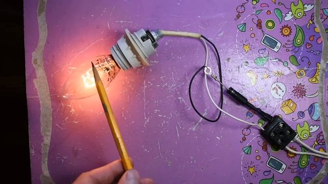 Как проверить диод из микроволновки с помощью маленькой лампочки