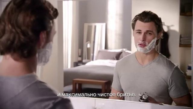 Бритва Philips серия 9000: влажное бритье