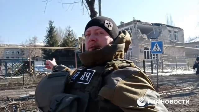 Корреспондент РИА Новости передает из Волновахи