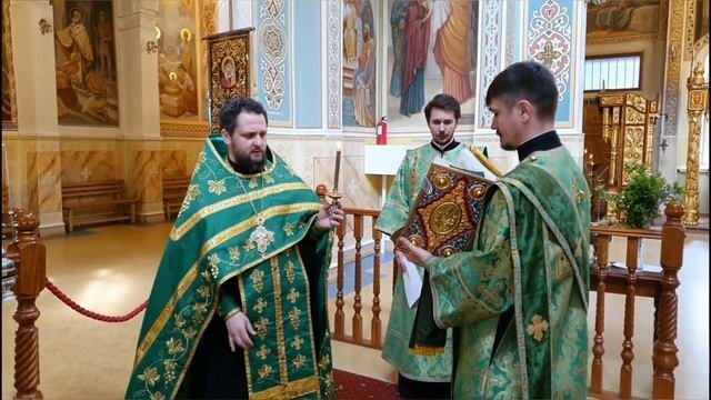 Вход Господень в Иерусалим.  Полиелей.