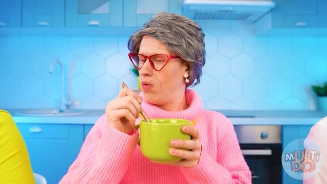 Кулинарный Челлендж: Я против Бабушки | Потрясающие Кухонные Лайфхаки от Multi DO Challenge
