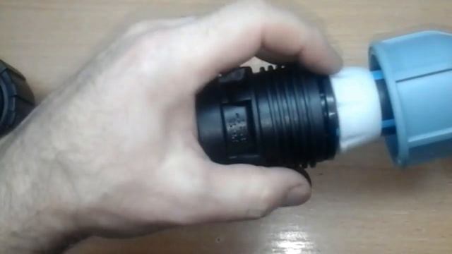 СПОСОБ СОЕДИНЕНИЯ ФИТИНГА И ТРУБЫ ПНД (ПЭ)