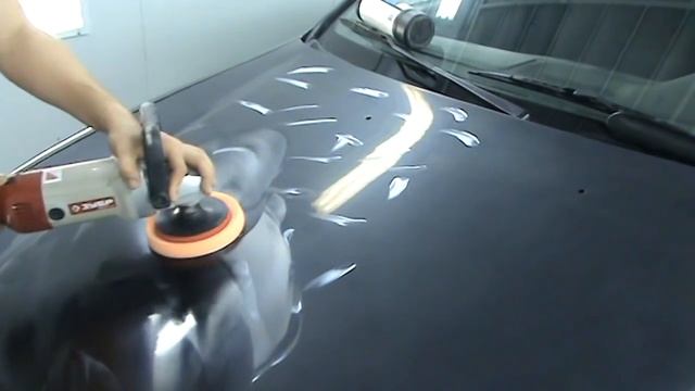 Правильная полировка авто! Чёрный автомобиль.Детальный разбор.