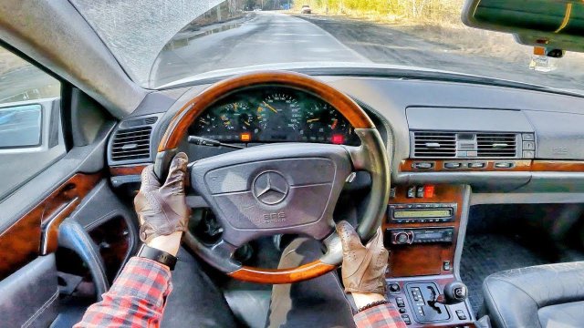 1995 Mercedes-Benz CL 55 AMG (5.4L 360 л.с.) POV тест-драйв и обзор