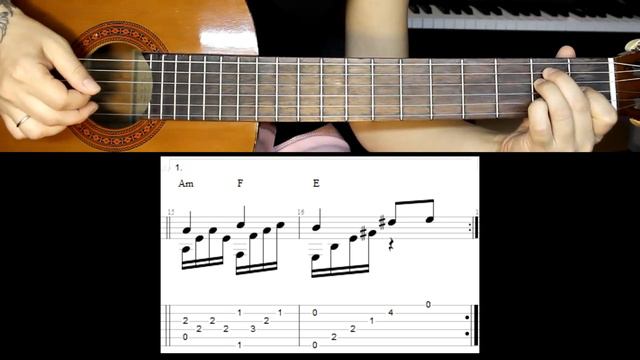 Буду ждать тебя из к ф Шербурские зонтики   На гитаре + разбор