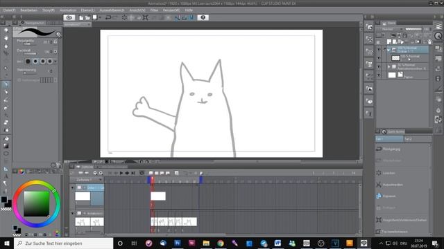Как рисовать анимацию в ClipStudioPaint