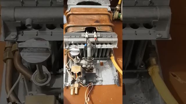 Котел из газовой колонки