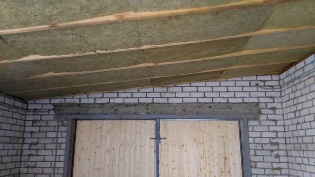 Утепление ворот и крыши гаража - 15.09.2020г.