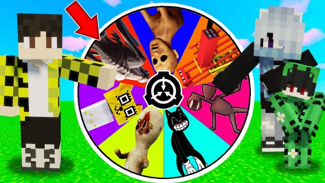 Нашли SCP КОЛЕСО ФОРТУНЫ тайных монстров в майнкрафт ! МУЛЬТЯШНЫЙ КОТ СИРЕНОГОЛОВЫЙ ГОРКА ПОЖИРАТЕЛЬ