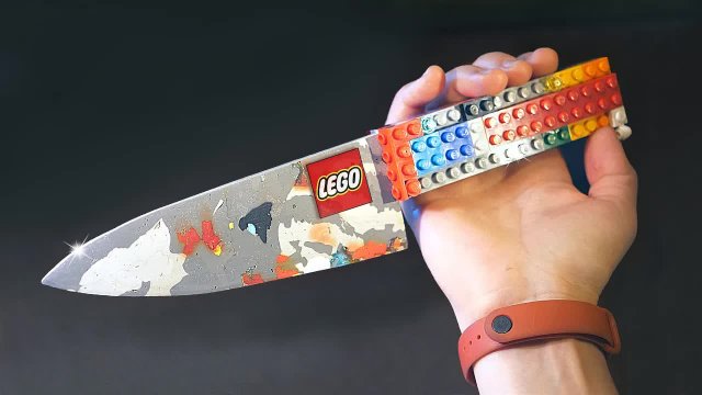 SlivkiShow - ДЕЛАЕМ КУХОННЫЙ НОЖ ИЗ LEGO!