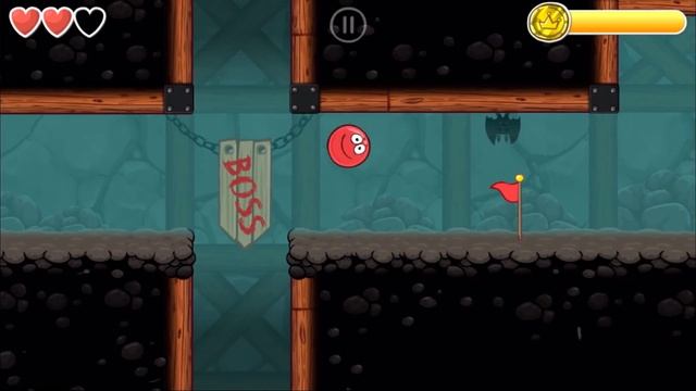 ЧЕРНЫЙ КВАДРАТ 4 в 1 в игре красный шарик про New Red Ball 4 .