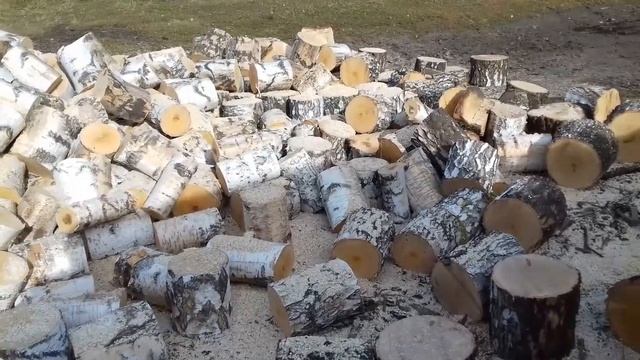 Заготовка дров. Как я пилю дрова.