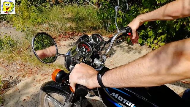 Как завести мопед АЛЬФА и как переключать скорости