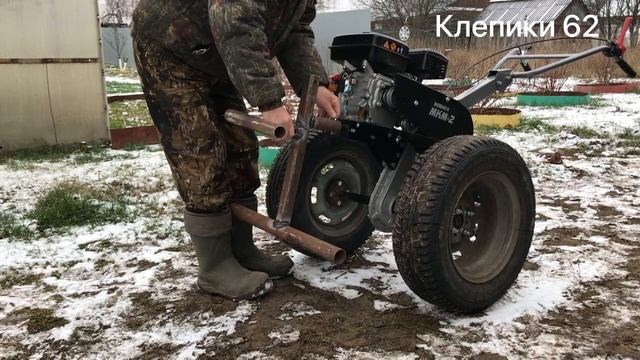 Домкрат / Опрокидователь для мотоблока своими руками .