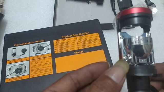 unboxing Y7 LED H4 mini led lens
