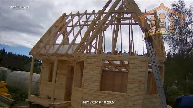 Строительство каркасно щитового дома. Процесс. Технология.