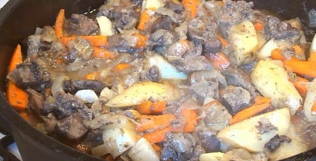 Картошка с мясом в КАЗАНЕ_Рецепт вкусного мяса с картошкой
