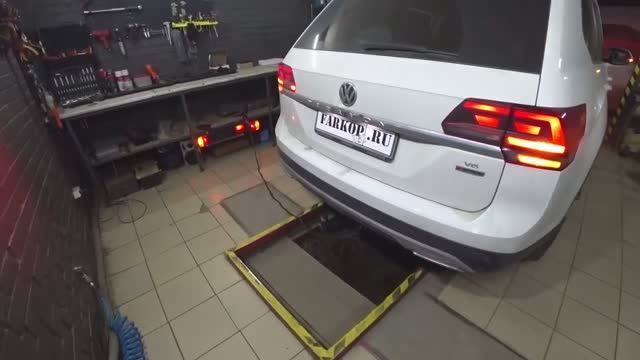 Установка фаркопа на Volkswagen Teramont Oris арт 2157-A и подключение блока согласования.