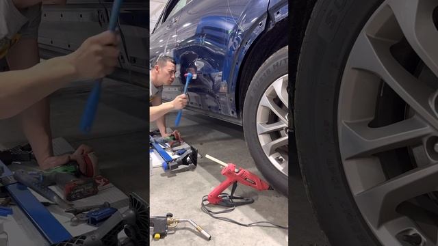 Рихтовка клеем￼ #рекомендации #авторемонт #клей #рихтовка #малярка #foryou