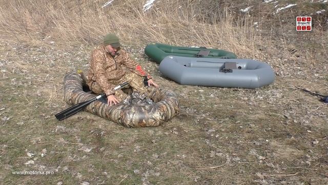 ✅Инзер 200 гребная одноместная надувная лодка ПВХ / Обзор motorka.pro