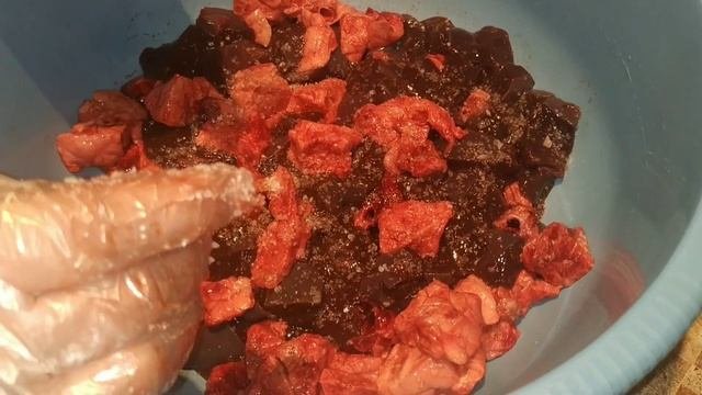 Фаршированный свиной желудок. Кендюх.