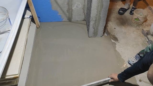 Наливной ПОЛ по маякам