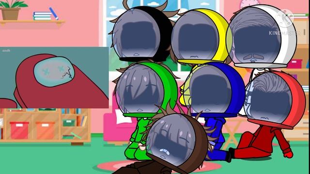 Реакция Амонгус на песню ”Он не был предателем„ /gacha life /