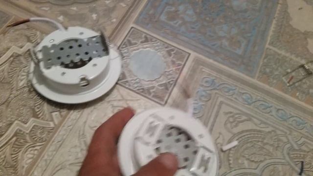 Монтаж светильника GX53 без закладной