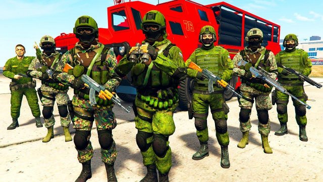 РУССКАЯ АРМИЯ ШТУРМУЕТ ЛАБОРАТОРИЮ С БАНДИТАМИ в ГТА 5 МОДЫ! ОБЗОР МОДА В GTA 5! ИГРЫ ГТА ВИДЕО MODS