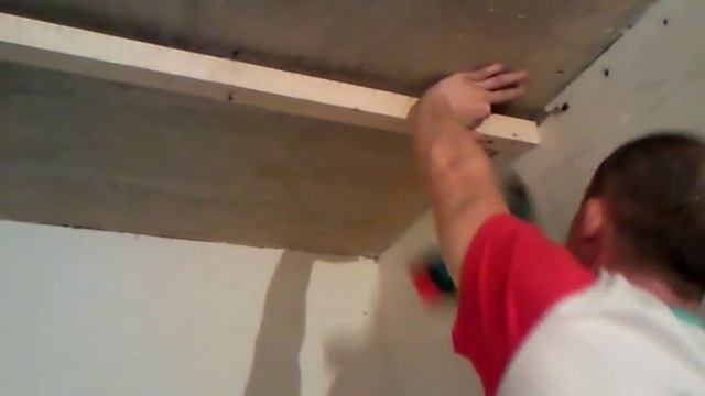 Крепление бруса к потолку