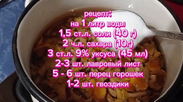 Проверенный годами рецепт МАРИНОВАННЫХ ЛИСИЧЕК