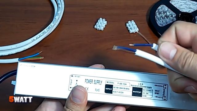 Подключение светодиодной ленты к разным блокам питания