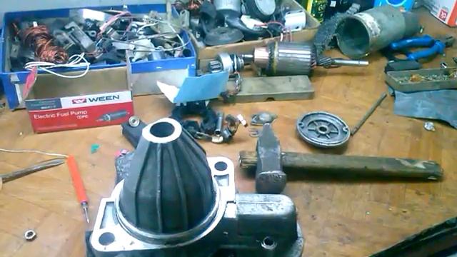 как заменить втулки стартера самому