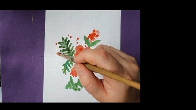 рисуем веселые цветы, цветочки