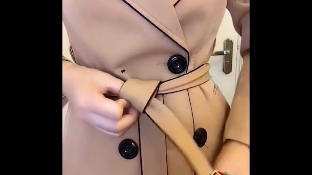 Как завязать пояс на пальто - 5 способов. Как завязать пояс на плаще
