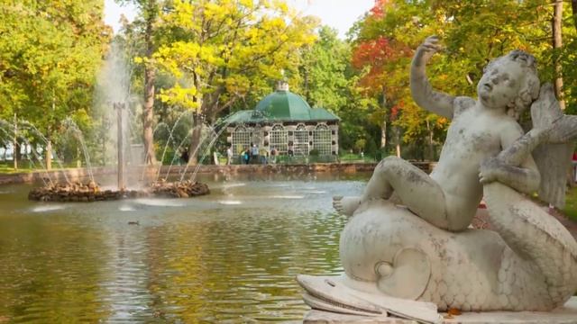 Экскурсия "Петергоф" по нижнему парку.