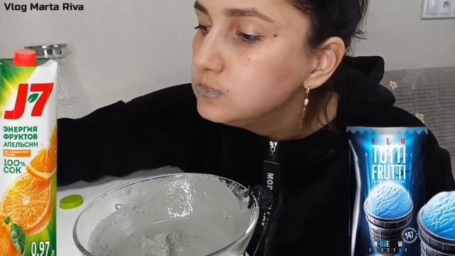 @Vlog Marta Riva/Голубой десерт/ Описание ниже видео