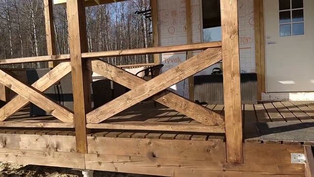 ограждения террасы своими руками