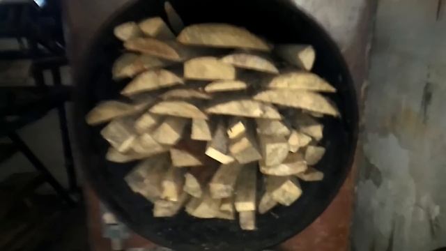 Печь для изготовления древесного угля