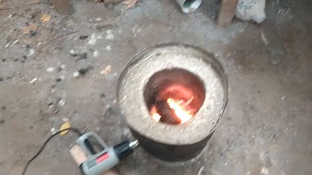 Печка для плавки металлов сделай сам 1 часть