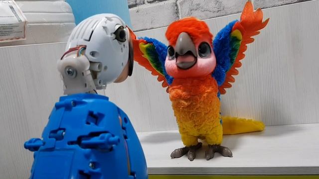 Попугай Кеша в ремонте! Ремонт интерактивной игрушки Furreal Friends - Умный Кеша