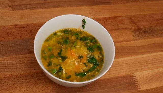 Очень вкусный суп из курицы с капустой. Простой рецепт.