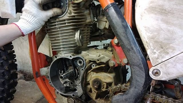 замена цепи грм 165fmm , 166fmm , авантис эндуро, кайо мотоленд и т.д.