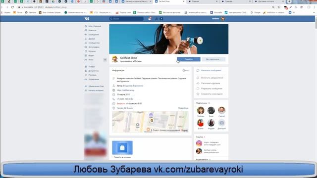 Аудит группы Вконтакте интернет магазин товары для сада