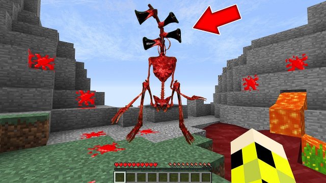 Я призвал КРОВАВОГО СИРЕНОГОЛОВОГО в своем мире в майнкрафт! Как призвать BLOOD SIREN HEAD MINECRAFT