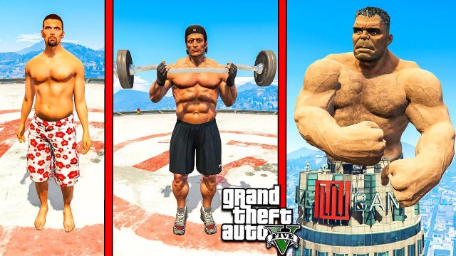 КАК СТАТЬ САМЫМ СИЛЬНЫМ КАЧКОМ НА ПЛАНЕТЕ В ГТА 5 МОДЫ! ОБЗОР МОДА В GTA 5! ИГРЫ ВИДЕО MODS